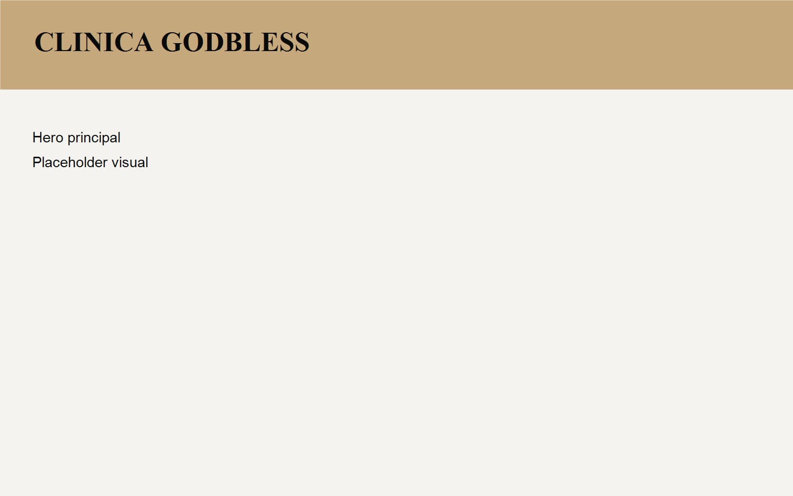 Recepción de Clínica Godbless en Loja